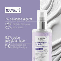 Crème de nuit régénérante au collagène